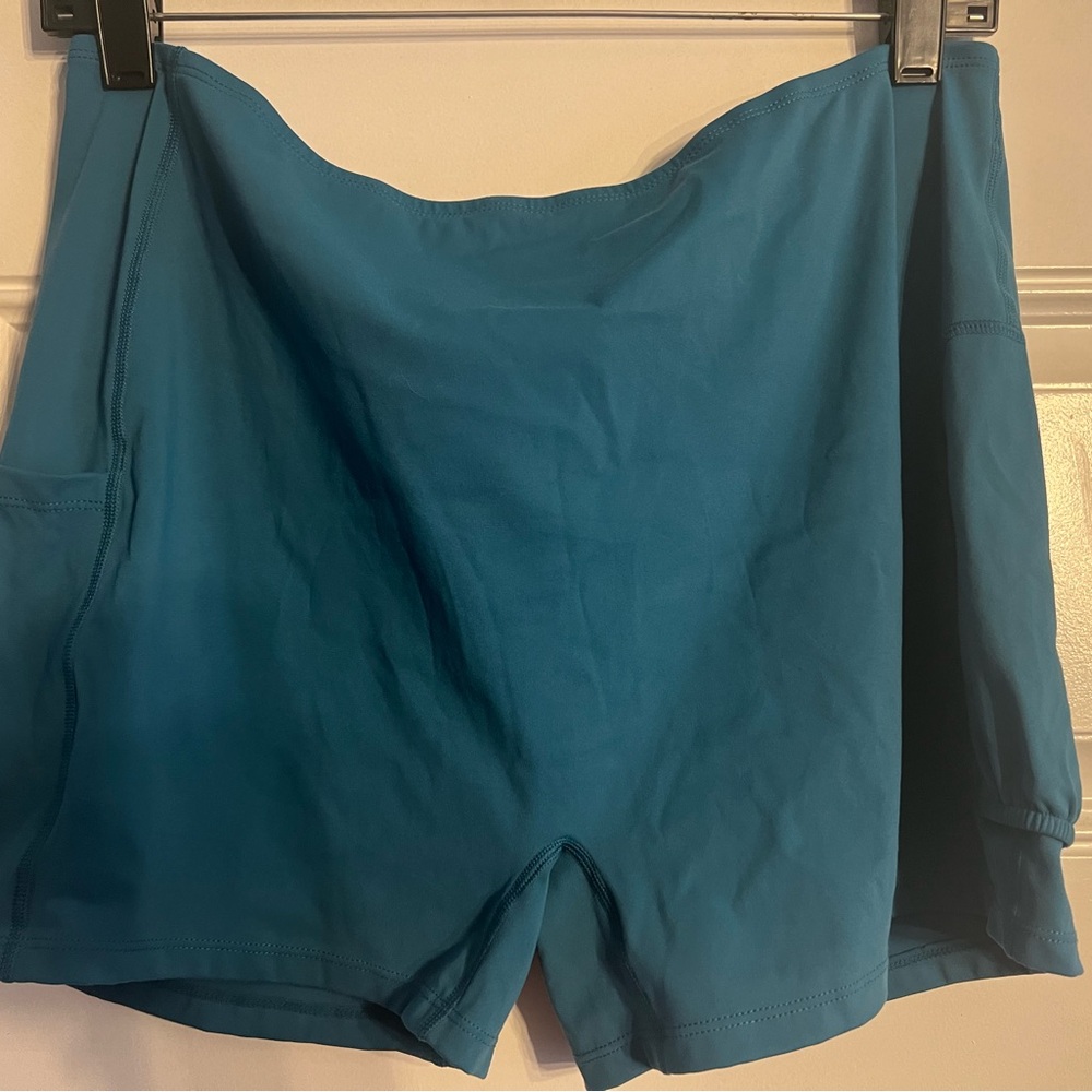 Halara Women’s Everyday Clouldful Air Cool Touch Dress- NWOT - Teal - Picture 5 of 6